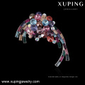 00046-xuping jóias de luxo Cristais de Swarovski, broche broches de prata de cor mais recente grande